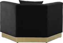 Load image into Gallery viewer, Marquis Black Velvet Chair