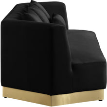 Load image into Gallery viewer, Marquis Black Velvet Sofa