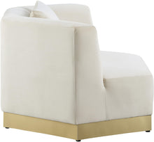 Load image into Gallery viewer, Marquis Cream Velvet Chair