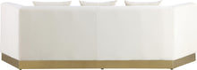 Load image into Gallery viewer, Marquis Cream Velvet Sofa