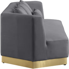 Load image into Gallery viewer, Marquis Grey Velvet Sofa