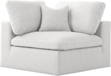 Load image into Gallery viewer, Serene Cream Linen Fabric Deluxe Cloud Corner Chair