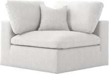 Load image into Gallery viewer, Serene Cream Linen Fabric Deluxe Cloud Corner Chair