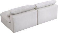 Load image into Gallery viewer, Serene Cream Linen Fabric Deluxe Cloud Modular Armless Sofa