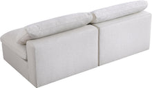 Load image into Gallery viewer, Serene Cream Linen Fabric Deluxe Cloud Modular Armless Sofa