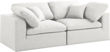 Load image into Gallery viewer, Serene Cream Linen Fabric Deluxe Cloud Modular Sofa