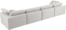 Load image into Gallery viewer, Serene Cream Linen Fabric Deluxe Cloud Modular Sofa