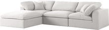 Load image into Gallery viewer, Serene Cream Linen Fabric Deluxe Cloud Modular Sectional