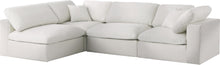 Load image into Gallery viewer, Serene Cream Linen Fabric Deluxe Cloud Modular Sectional