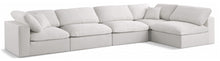 Load image into Gallery viewer, Serene Cream Linen Fabric Deluxe Cloud Modular Sectional