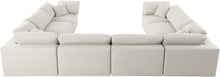 Load image into Gallery viewer, Serene Cream Linen Fabric Deluxe Cloud Modular Sectional