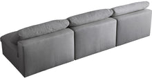 Load image into Gallery viewer, Serene Grey Linen Fabric Deluxe Cloud Modular Armless Sofa