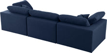 Load image into Gallery viewer, Serene Navy Linen Fabric Deluxe Cloud Modular Sofa