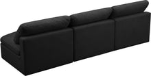 Load image into Gallery viewer, Plush Black Velvet Standard Cloud Modular Sofa