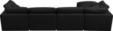 Load image into Gallery viewer, Plush Black Velvet Standard Cloud Modular Sectional