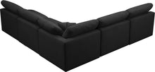 Load image into Gallery viewer, Plush Black Velvet Standard Cloud Modular Sectional