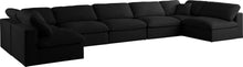 Load image into Gallery viewer, Plush Black Velvet Standard Cloud Modular Sectional