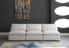 Load image into Gallery viewer, Plush Cream Velvet Standard Cloud Modular Sofa