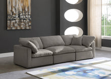 Load image into Gallery viewer, Plush Grey Velvet Standard Cloud Modular Sofa