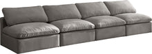Load image into Gallery viewer, Plush Grey Velvet Standard Cloud Modular Sofa