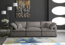 Load image into Gallery viewer, Plush Grey Velvet Standard Cloud Modular Sofa