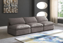 Load image into Gallery viewer, Plush Grey Velvet Standard Cloud Modular Sofa