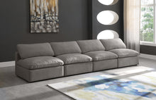 Load image into Gallery viewer, Plush Grey Velvet Standard Cloud Modular Sofa