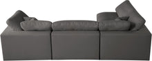 Load image into Gallery viewer, Plush Grey Velvet Standard Cloud Modular Sectional