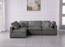 Load image into Gallery viewer, Plush Grey Velvet Standard Cloud Modular Sectional