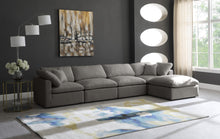 Load image into Gallery viewer, Plush Grey Velvet Standard Cloud Modular Sectional