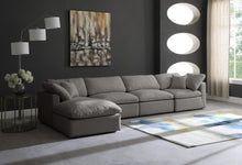 Load image into Gallery viewer, Plush Grey Velvet Standard Cloud Modular Sectional