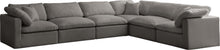 Load image into Gallery viewer, Plush Grey Velvet Standard Cloud Modular Sectional