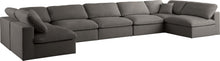 Load image into Gallery viewer, Plush Grey Velvet Standard Cloud Modular Sectional