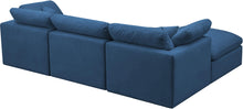Load image into Gallery viewer, Plush Navy Velvet Standard Cloud Modular Sectional