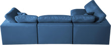 Load image into Gallery viewer, Plush Navy Velvet Standard Cloud Modular Sectional
