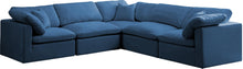 Load image into Gallery viewer, Plush Navy Velvet Standard Cloud Modular Sectional