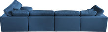 Load image into Gallery viewer, Plush Navy Velvet Standard Cloud Modular Sectional