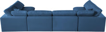 Load image into Gallery viewer, Plush Navy Velvet Standard Cloud Modular Sectional