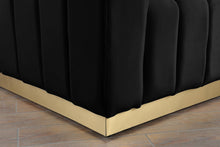 Load image into Gallery viewer, Marlon Black Velvet Sofa