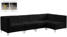 Load image into Gallery viewer, Alina Black Velvet Modular Sectional