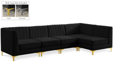 Load image into Gallery viewer, Alina Black Velvet Modular Sectional