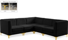 Load image into Gallery viewer, Alina Black Velvet Modular Sectional