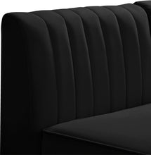 Load image into Gallery viewer, Alina Black Velvet Modular Sectional