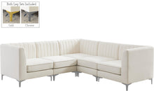 Load image into Gallery viewer, Alina Cream Velvet Modular Sectional