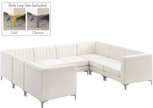 Load image into Gallery viewer, Alina Cream Velvet Modular Sectional