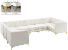 Load image into Gallery viewer, Alina Cream Velvet Modular Sectional