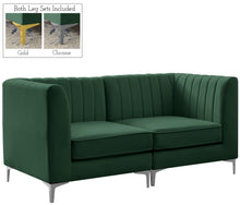 Load image into Gallery viewer, Alina Green Velvet Modular Sectional