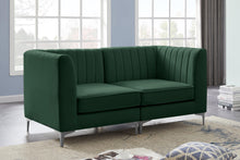 Load image into Gallery viewer, Alina Green Velvet Modular Sectional