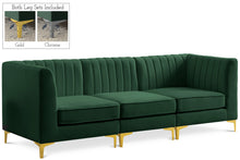 Load image into Gallery viewer, Alina Green Velvet Modular Sectional