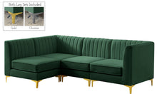 Load image into Gallery viewer, Alina Green Velvet Modular Sectional